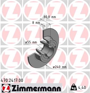 Bremseskive, Bakaksel, NISSAN,RENAULT, 7701 207 823