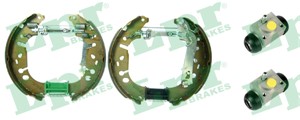Bremsesko sett, Bakaksel, OPEL ADAM, CORSA D, CORSA D Skåp/halvkombi, CORSA E, CORSA E Skåp/halvkombi, 77365863, 95517923
