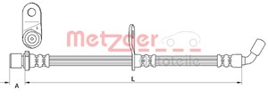 Bremseslange, Bak, Venstre, SUBARU FORESTER, 26591SC010, 26591SC011