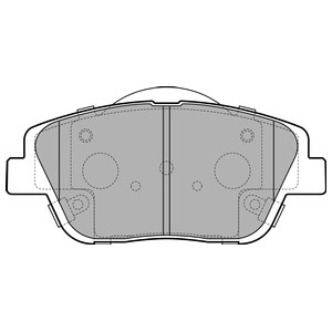 Bremseklosser sett, HYUNDAI ELANTRA Sedan V, SONATA V, KIA OPTIMA, 58101-2TA50, 58101-3QA10, 58101-3QA50, 58101-3XA00, 581013XA10, 58101