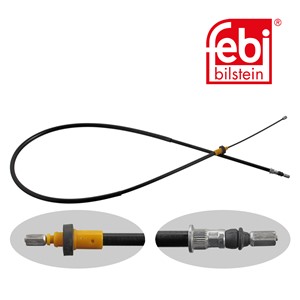Kabel, parkeringsbremse, Bakre venstre, Høyre bak, PEUGEOT 206 CC, 206 Halvkombi, 206 Sedan, 206 SW, 206 Van, 4745.N5