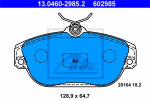 Bremseklosser sett, Framaksel, VOLVO, 271349, 271737, 271979, 31261183