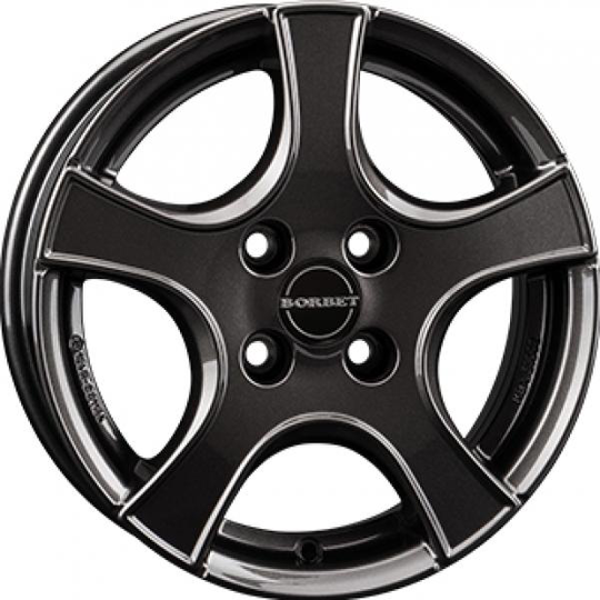 Borbet F2 Anthracite Polish 5,5/14 4/100 ET35 B57.1