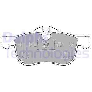 Bremseklosser sett, Framaksel, MG MG ZT, MG ZT- T, ROVER 75, 75 Tourer I, GBP90342, GBP90342AF, SFP100511