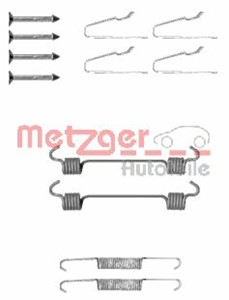 Tilbehørsett, bremsesko, Bak, MERCEDES-BENZ M-KLASS [W163], 163 993 0010