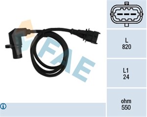 Impulsgiver, veivaksel, OPEL ASTRA F, ASTRA F Halvkombi, ASTRA F Kombi, ASTRA G Halvkombi, ASTRA G Kombi, ASTRA G Sedan, 4826719, 519997