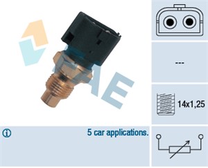 Kjølevæsketemperatursensor, VOLVO 760, 760 Kombi, 1362644, 1362644-5, JPB101330, LR012805, TS-396