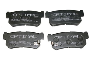 Bremseklosser sett, Bakaksel, DAEWOO,SSANGYONG, 4841305100, 4841305101, 4841305102, 4841308050, 4841308051, 48413090A0, 48413090A1