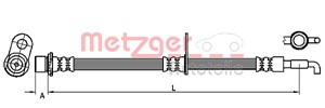 Bremseslange, Framaksel venstre, TOYOTA CAMRY Sedan, 9094702F59