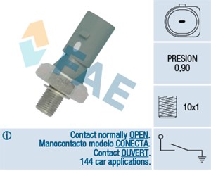 Oljetrykkbryter, AUDI,FORD,SEAT,SKODA,VW, 038 919 081 B, 038 919 081 M, 06A 919 081, 1100767, 1224914, 3M21-9278-BA, XM21-9278-AA