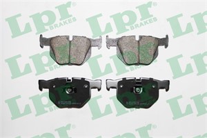 Bremseklosser sett, Bakaksel, BMW 5 [E60], 5 Touring [E61], 6 [E63], 6 Cabriolet [E64], 34216763043, 34216763044
