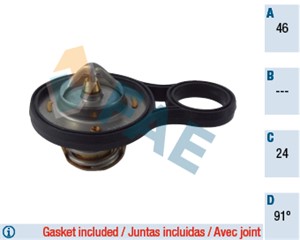Termostat, kjølemiddel, CHRYSLER,JEEP,MINI, 04495721, 04693117 AA, 04973117 AA, 05278144 AA, 11 53 1 485 847, 11 53 1 501 173, 11 53 7 5
