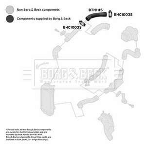 Ladeluftslange, Bak, Høyre, Øvre, SEAT CORDOBA, IBIZA III, VW POLO, 6Q0145838K