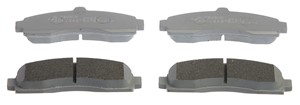 Bremseklosser sett, Framaksel, NISSAN MICRA II, 410601F025, 410606F625, 410606F626, 4106099B25, 4106099B26