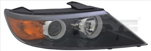 Frontlykt, Venstre, KIA SORENTO II, 921012P030, 92101-2P030, 921012P080, 92101-2P080