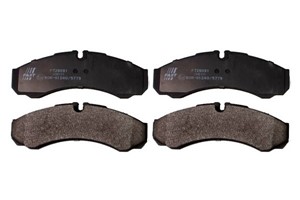 Bremseklosser sett, Framaksel, IVECO, 2994086, 2995631, 2995693, 2996091, 2996605, 2997702, 42470835, 42548191