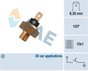 Temperaturbryter, kjøling, VW, 0 0127 8798, 00 03 207 344, 000127 8798, 00127 8798, 005 997 35 47, 0127 8798, 0541 483, 120152, 120165,