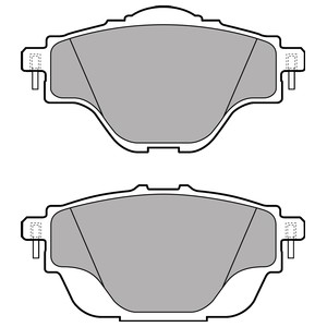 Bremseklosser sett, Bakaksel, CITROËN,DS,OPEL,PEUGEOT,VAUXHALL, 1609000980, 1617535480, 1619791280, 95525386