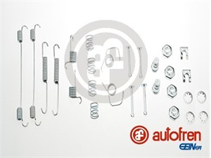 Tilbehørsett, bremsesko, Bakaksel, CITROËN,PEUGEOT,RENAULT, 430834, 431514, 7701201687, 9404308348
