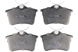Bremseklosser sett, Bakaksel, CITROËN,PEUGEOT, 1608520480, 1611837980, 4254 14, 4254 15, 4254 29