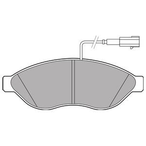 Bremseklosser sett, Framaksel, CITROËN,FIAT,PEUGEOT, 1612433880, 1612433980, 77367092, 77368452