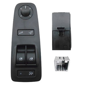 Bryter, vindusløfter, Foran venstre, FIAT DUCATO Buss, DUCATO Flak/chassi, DUCATO Skåp, 735421716, 735487421