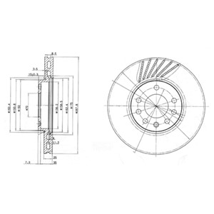 Bremseskive, Framaksel, LOTUS,OPEL,SAAB,VAUXHALL, 32025723, 4566840, 4801628, 4837019, 4839007, 4839320, 5390786, 569009, 569056, 569357