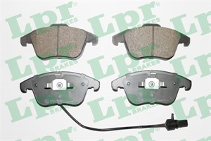 Bremseklosser sett, Framaksel, AUDI A4 Allroad B8, A4 B8, A4 B8 Avant, A5, A5 Cabriolet, A5 Sportback, Q5, 8K0698151A, 8K0698151F