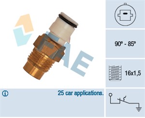 Temperaturbryter, radiator ventilator, LEXUS,TOYOTA, 89428-20060, Q 0015336V001000000, Q 0015336V002000000