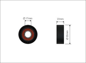Strammerull, kilerem med ribber, MINI,TOYOTA, 11 28 7 823 374, 11287823374, 16620WA010, 16620-WA010