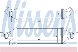 Ladeluftkjøler, FORD TRANSIT Buss, TRANSIT Flak/chassi, TRANSIT Skåp, 1671440, 4042309, 4164696, 4401912, 4522532, MEYC159L440BF, YC15 9