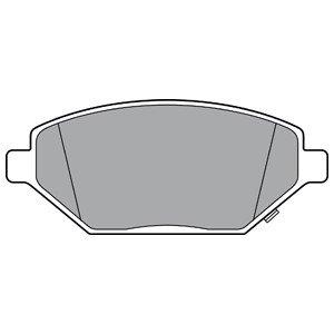 Bremseklosser sett, Framaksel, OPEL KARL, VAUXHALL VIVA, 1605325, 42349236, 42439339