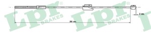 Kabel, parkeringsbremse, Foran, FORD FIESTA V, FIESTA Van V, FUSION, 1205735