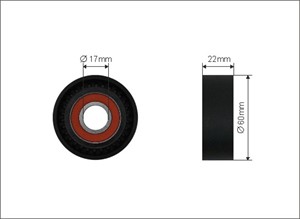 Strammerull, kilerem med ribber, FORD FIESTA IV, FIESTA Skåp/stor limousine, 1004965, 1052359, 1101540, 1E1215930, 1E12-15-930, 1E121593