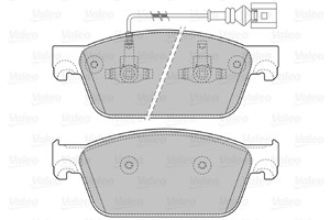 Bremseklosser sett, Framaksel, VW, 0375R8*, 1795131*, 504373677*, 5801894255*, 71794936*, 71795130*, 7E0698151, 7E0698151B, 7E0698151C