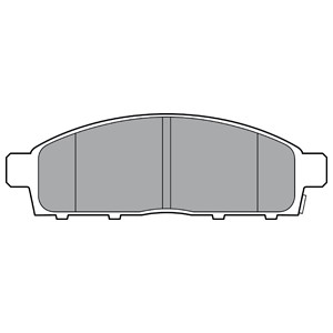 Bremseklosser sett, Framaksel, FIAT FULLBACK Pick-up, MITSUBISHI L200 / TRITON, 4605A198, 4605B233, 6000609714, 6000609715, 6000611054
