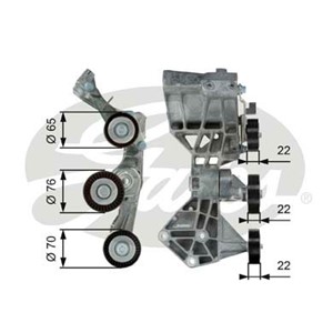 Strammerull, kilerem med ribber, MERCEDES-BENZ A-KLASS [W169], B-KLASS Sports Tourer [W245], 6402001870, 6402002370, 6402002670, 6402002