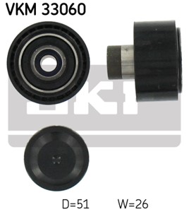 Styrerulle-kileribberem, CITROËN,FORD,MAZDA,PEUGEOT, 1141999, 1152360, 1222855, 1633907, 2S61 19A216 AB, 2S61 19A216 DA, 2S61-19A216-AC,
