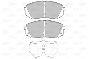 Bremseklosser sett, Framaksel, HYUNDAI,KIA, 581010ZA00, 58101-0ZA00, 581011DE00, 58101-1DE00, 581013RA05