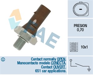 Oljetrykkbryter, AUDI,FORD,MITSUBISHI,PORSCHE,SEAT,SKODA,VW, 038 919 081 C, 038 919 081 D, 038 919 081 H, 038 919 081 K, 038 919 081, 11