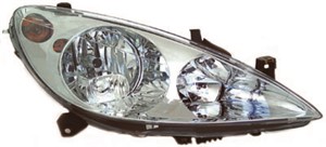Frontlykt, Venstre, PEUGEOT 307, 307 Break, 307 CC, 307 SW, 6204Z2, 6204ZP
