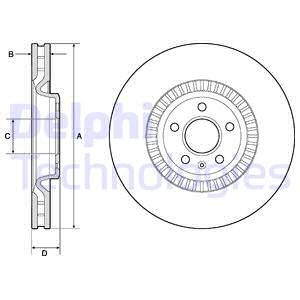 Bremseskive, Framaksel, AUDI A6 Allroad C7, A6 C7, A6 C7 Avant, A7 Sportback, A8 D4, PEUGEOT 1007, 4G0 615 301A, 4G0 615 301K, 4G0615301