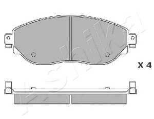 Bremseklosser sett, Framaksel, FIAT,NISSAN,OPEL,RENAULT, 4106000Q1H, 6000620046, 95518304