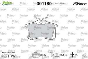 Bremseklosser sett, Bakaksel, Framaksel, AUDI,LANCIA,PEUGEOT,RENAULT,SEAT,SKODA,VW, 1001096, 191698451, 191698451A, 191698451B, 19169845