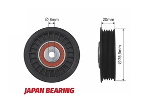 Strammerull, kilerem med ribber, AUDI,SKODA,VW, 038 145 299 A, 038 903 315 D, 038 903 315 P, 38145278