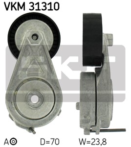 Strammerull, kilerem med ribber, Øvre, AUDI,SEAT,VW, 06H 903 133 F, 06H 903 133 G