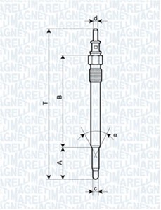 Glødeplugg, CHRYSLER,JEEP,MERCEDES-BENZ, 001 159 38 01, 001 159 42 01, 001 159 48 01, 05080 046AA, 05080 047AA, 05080047AA, 05080047AB,