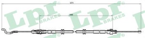 Kabel, parkeringsbremse, Bak, Høyre, Venstre, VW MULTIVAN V, TRANSPORTER Buss V, TRANSPORTER Flak/chassi V, TRANSPORTER Skåp V, 7H860970