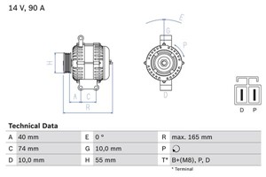 Dynamo, MAZDA 6 Hatchback, 6 Sedan, 6 Station Wagon, A 003 TG 0081 A, A 003 TG 0081, A 003 TG 0091, A 3 TG 0081 A, A 3 TG 0081, A 3 TG 0
