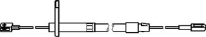 Kabel, parkeringsbremse, Høyre bak, MERCEDES-BENZ E-KLASS [W210], E-KLASS T-Model [S210], 210 420 11 85, 210 420 15 85, A210 420 11 85,